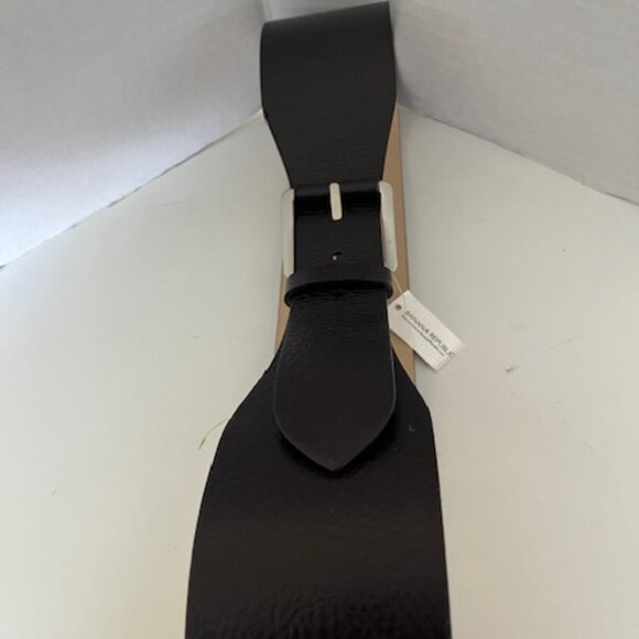 Banana Republic wide leather belt. - Picture 3 of 8